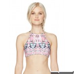 O'Neill Women's Starlis Macrame Halter Bikini Top Multi Color B06XMXTV9S